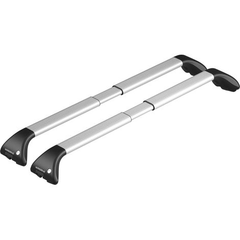 Snap Alu, coppia barre portatutto telescopiche in alluminio - S - 80÷111 cm (1/4)