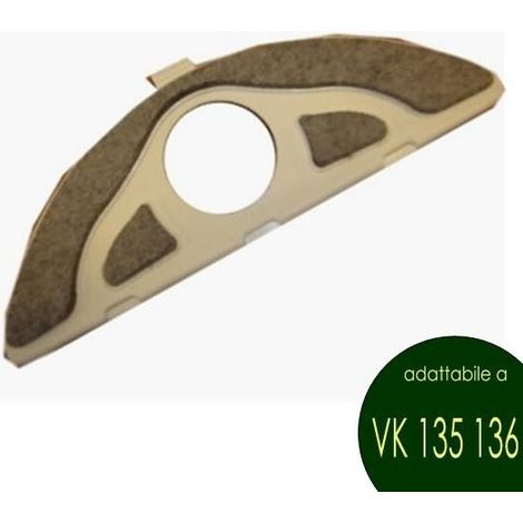 Sotto spazzola Feltro COMPATIBILE PER Folletto VK 135 136