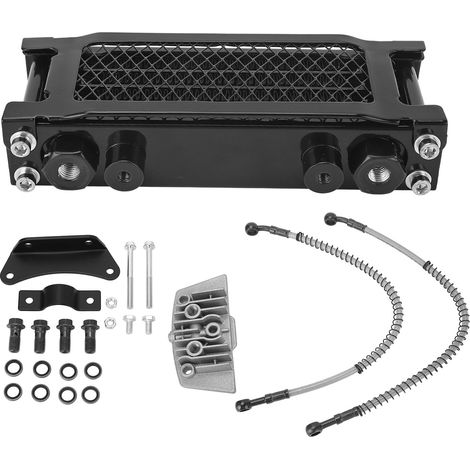 Bouchon de réservoir de carburant en aluminium billette 39mm diamètre intérieur montage affleurant 6 boulons type ouvert noir universel pour voiture (1/5)