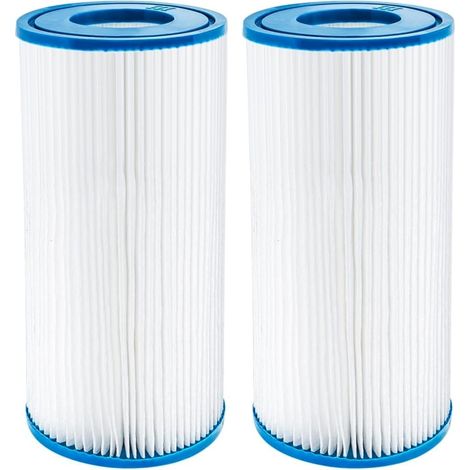 Filtre Cartouche Piscine Type A/C 2PCS pour Pompe INTEX Filtration Efficace Nettoyage Facile Durable