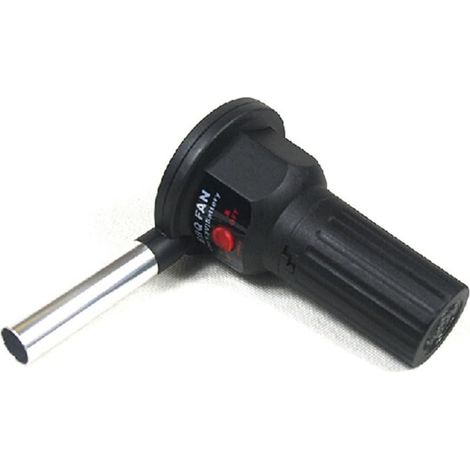 1 Souffleur, Portable, Alliage D'aluminium, Noir, Pour Cheminée Et Camping (1/5)