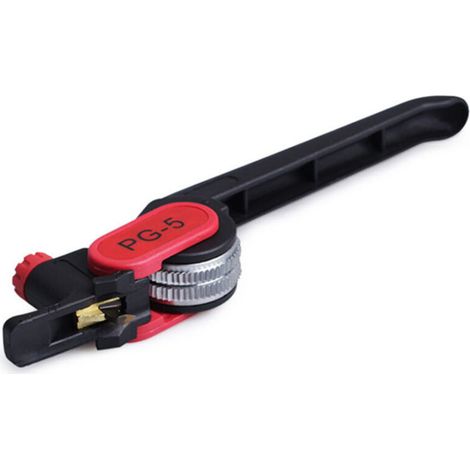 Pince à dénuder à cliquet, couteau PG-5 pour câbles de 25 mm Comm/PVC/LV (1/5)