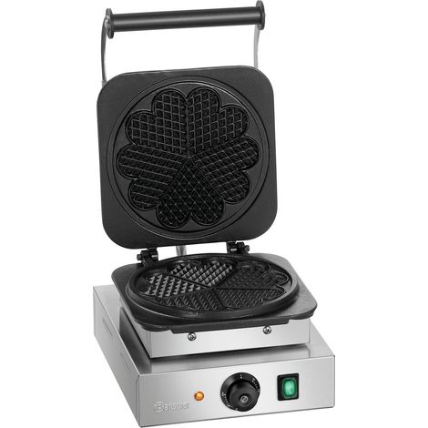 Gaufrier Professionnel Forme Cœur - Diamètre 210 mm -  Bartscher