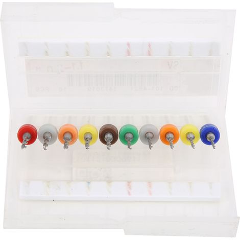 10Pcs PCB Twist Drill Bit Tungsten Steel Micro Vertical Punching Drilling Tool 1.1‑2.0mm (1/5)