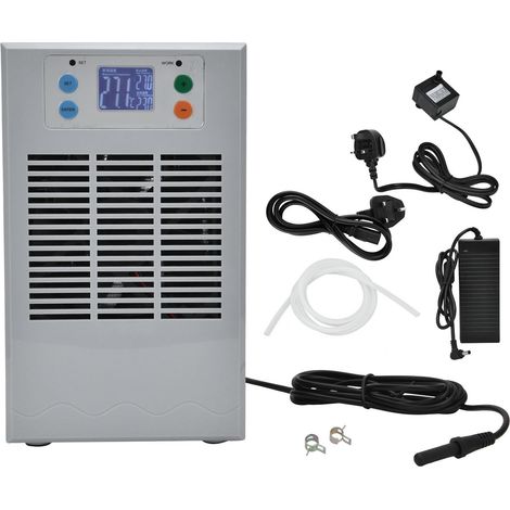 Refroidisseur d'eau électronique pour aquarium, machine numérique de refroidissement et chauffage 20L 70W STC-200, prise UK 100-240V
