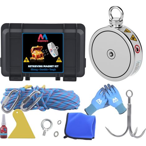 Kit de Pêche Magnétique Double Face Force de 900KG (1/5)