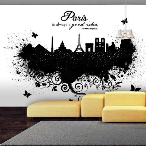 Papier Peint "Paris is Always a Good Idea" 140 x 200 cm (1/2)