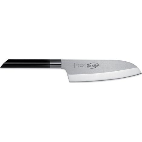 Sanelli SanelliSan Coltello Santoku, Acciaio Inossidabile, Nero/Grigio (1/3)