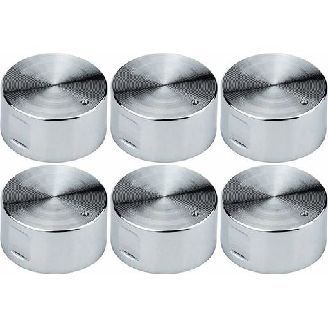 6 pièces 6mm boutons de cuisinière à gaz universel cuisinière four plaque de cuisson interrupteur de commande boutons de commande interrupteur de four boutons de commande de Surface de cuisson (1/5)