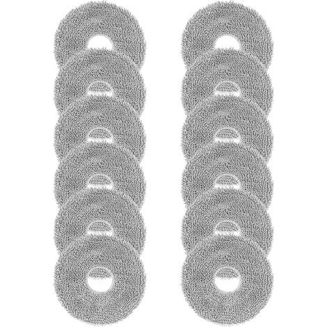 8X lingettes pour robot aspirateur Dreame X50 / X40 / L20 Ultra Complete, L50 / L40 / X30 / L10 / L10s Pro Ultra, Xiaomi X20 Pro/Max, accessoire de serpillère en microfibre réutilisable et (1/5)