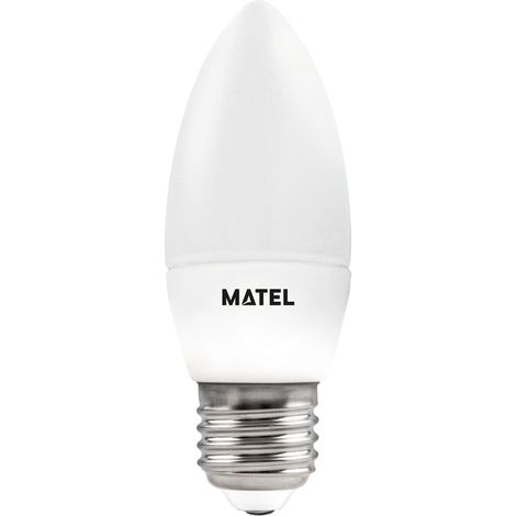 Ampoule bougie LED neutre E27 Matel 5w (3 intensités) (1/2)