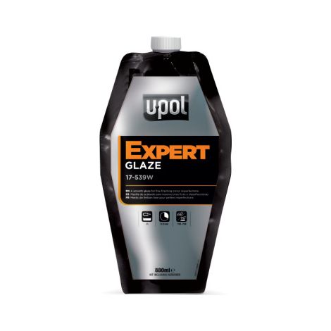 UPOL - Mastic de finition expert glaze - 800ml - Rouge - 17539W - Ce produit de marque UPOL est neuf.