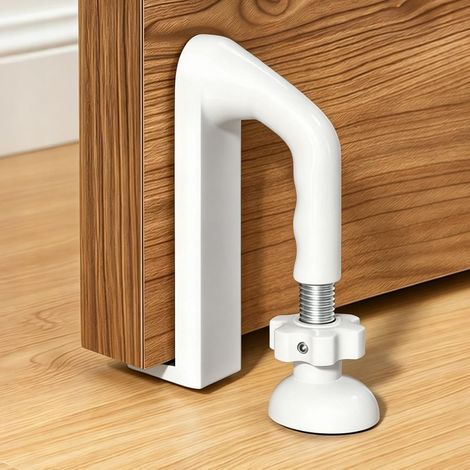 Bloque-porte anti-effraction - Bloque-porte portable - Dispositif de sécurité de porte réglable - Verrouillage de porte pour protection personnelle - Pour la maison, les hôtels et les voyages (1/5)