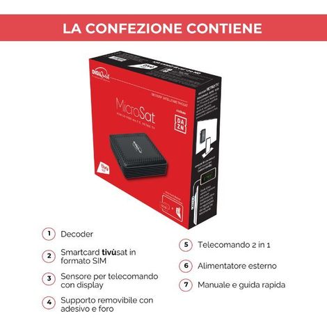 Digiquest RICD1248 TV set-top boxe Satellite Full HD Noir