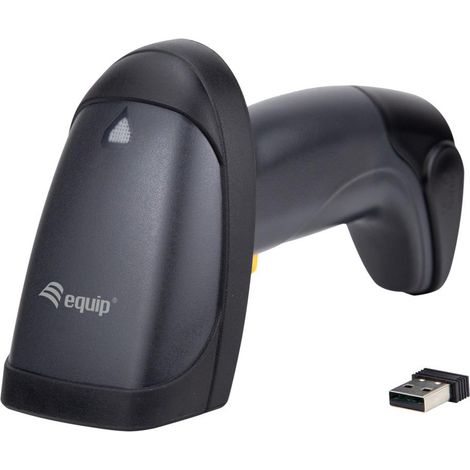 Equip Drahtloser 1D Laser-Barcodescanner, mit Ständer