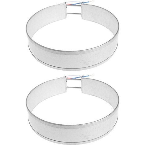 Deux éléments chauffants fins pour appareils ménagers, compatibles avec les anneaux chauffants de bouilloire, 170 mm (1/5)