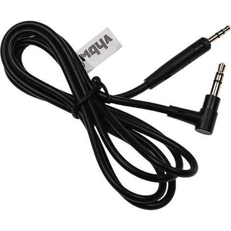 vhbw cavo audio AUX compatibile con Bose OE2, SoundLink, SoundTrue cuffie - Con jack da 3,5 mm, 100 cm, nero