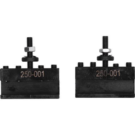 2 Pièces Porte‑Outil Tournage Fraisage Alésage Piston Coins Quincaillerie Acier Rapide 250‑001 (1/5)
