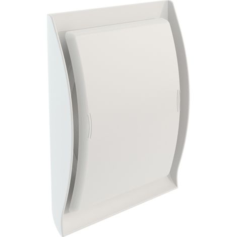 NICOLL Grille design à fermeture pour tube Ø125 blanc (1/5)