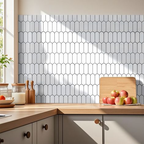 10Pcs Self-Adhesive Wall Tile Stickers (1/5)