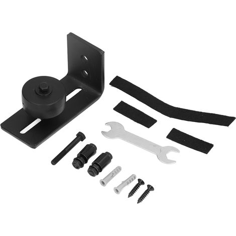 Guide De Sol Pour Porte Coulissante - Rouleaux Réglables En Acier Au Carbone - Pour Portes De Grange Épaisses - Lot De 1 (1/5)