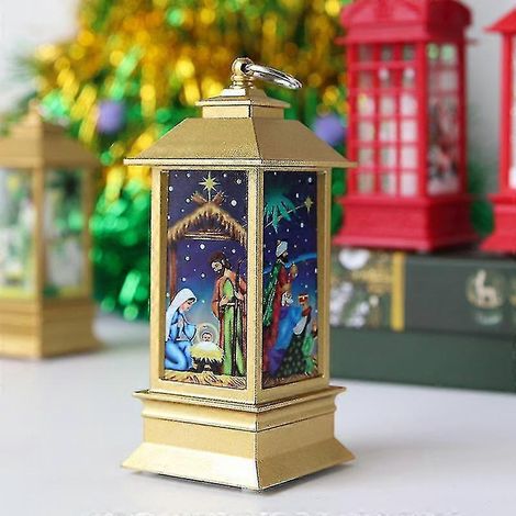 Lanternes de Noël, lanternes du Père Noël, décorations de Noël, décorations pour la maison, fêtes de fin d'année (1/5)