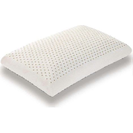 Cuscino Talalay in lattice naturale al 100%, misura Queen size, extra morbido, ideale per dormire sulla schiena, sul fianco o a pancia in giù, allevia il dolore alle spalle, ipoallergenico. - AquaForg (1/5)