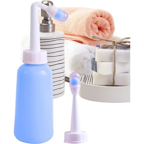 Bidet – Flacon pulvérisateur de nettoyage résistant à la chaleur, accessoires de voyage pour bouteille de lavage hygiénique, bouteille de nettoyage pratique Soins p (1/5)