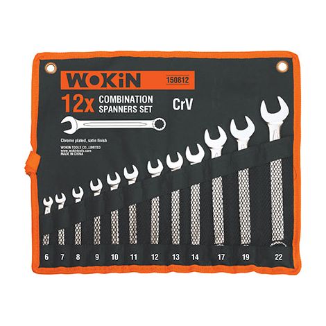 CHIAVI COMBINATE SERIE 150812 WOKIN - MM 6/22 CF=PZ 12- 1 confezioni