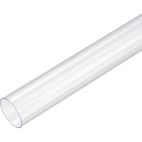 Tube PVC Rigide Transparent, 23mm ID x 25mm OD, 0.5M pour Aquarium et Bricolage (1/2)
