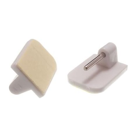 Lot de 100 crochets adhésifs pour rideaux UPVC (1/2)