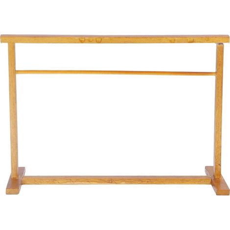 Étendoir à linge miniature en bois pour maison de poupée à l'échelle 1:12 - Accessoires pour décors de maison de poupée (1/5)