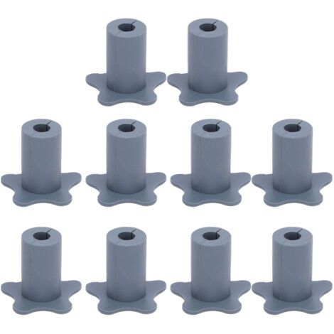Kit de routage en Silicone avec œillets muraux pour câble Satellite, pour antenne 5/8 pouces 16mm, gris. (1/5)