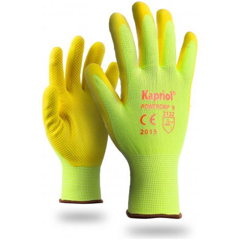 Guanti power grip giallo taglia 10 morbido e confortevole