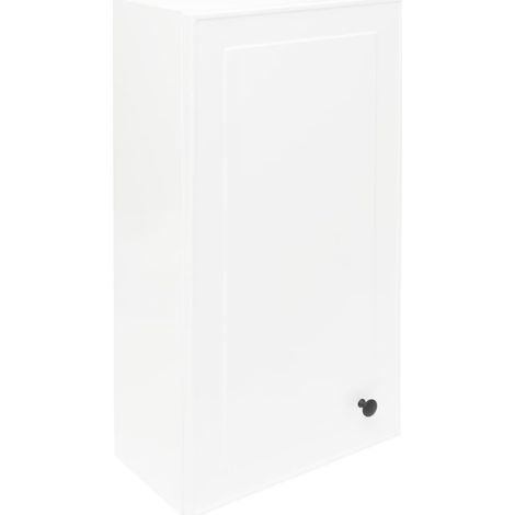 Naturel Niedriger Badezimmerschrank Natural Forli 40x78,5x22 cm weiß (FORLIN40BI)