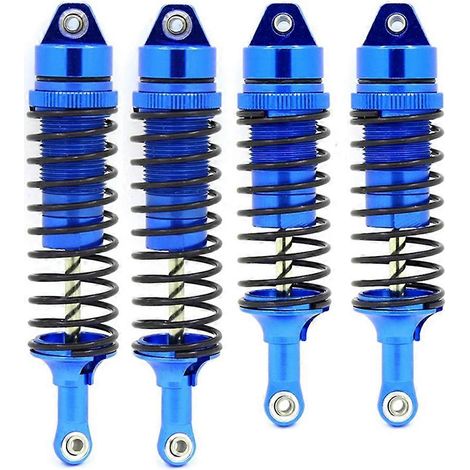 Compatible avec les modèles Traxxas Slash 4x4 4WD Stampede 4x4 Rustler 4x4 VXL à l'échelle 1/10 : amortisseurs avant et arrière entièrement métalliques en 4 pièces, D (1/5)