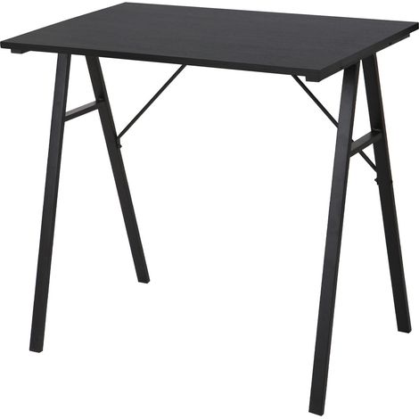Rebecca Mobili PC Schreibtisch Schwarz Holz und Stahl Gaming Tisch für Studie Office