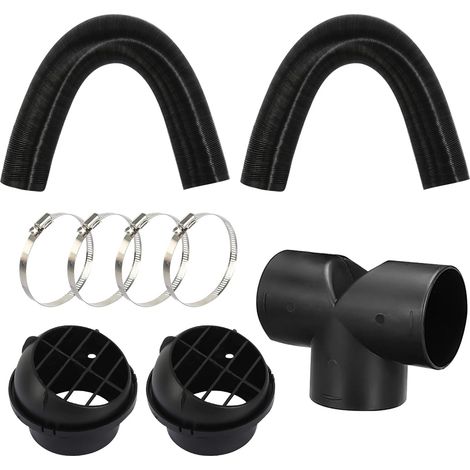 Ensemble de tuyaux d'échappement pour chauffage diesel de 75 mm - Tuyau de chauffage diesel - Tuyau de chauffage de nuit - Tuyau de sortie de (1/5)