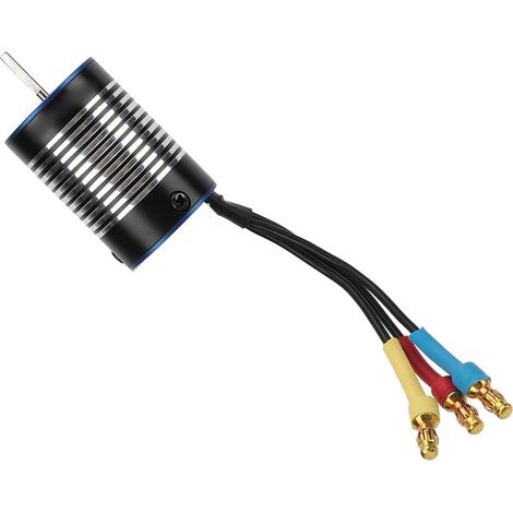 Moteur brushless 2435 4800KV 4 pôles 12 fentes, usiné CNC, en alliage d'aluminium, pour voiture RC 1/18 (1/5)