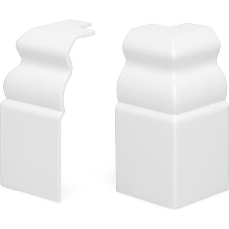 KGM Außenecke für Hamburger Sockelleiste 60 mm 2 Stück