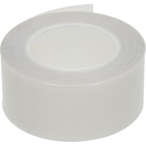 Ruban d'étiquettes thermiques transparent, 1 rouleau, compatible avec l'étiqueteuse King Jim TEPRA LR5C. Papier thermique transparent, 15 mm x 4 m. (1/5)
