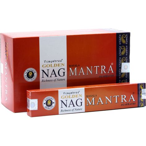 15g Golden Nag - Encens Mantra- Vendu par 1