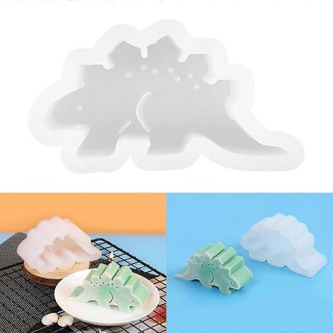 Moule à gâteau en forme de dinosaure, moule à sucre pour fondant, moule en silicone alimentaire pour pâtisserie (1/4)