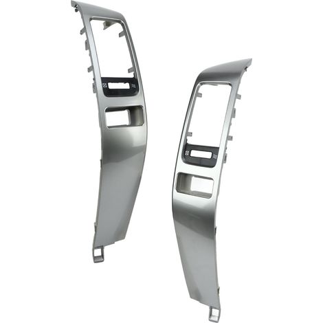 Grille de Climatisation pour Toyota Land Cruiser Prado 2003-2009 - Kit 2 Pièces Argent (1/5)