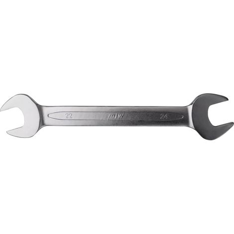 Llave plana de boca abierta de acero CrV MJW, llave recta de 22-24 mm (1/2)