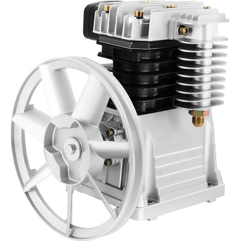 Pompa a compressore, 3 HP, pressione nominale 0,8 MPa, portata di scarico 66 Gpm, compatibile con utensili pneumatici, design del cilindro allungato (1/5)