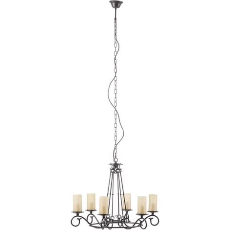[GEBRAUCHT] B-Ware Orion Kronleuchter Bente Pendelleuchte Hängeleuchte Deckenlampe E14 Sechsflammig
