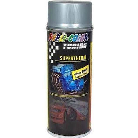Peinture Haute Temperature Argent 800DegC Spray 150ml Dupli Color