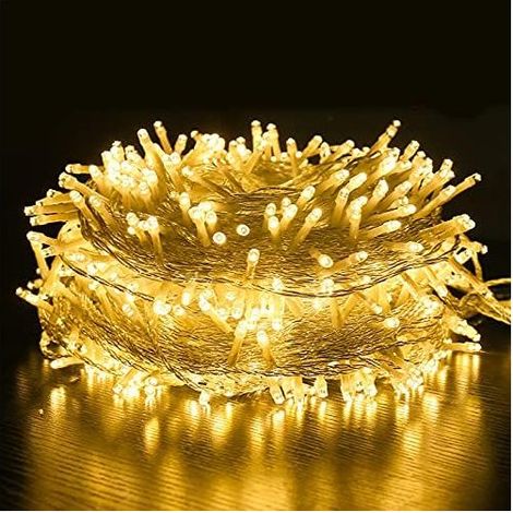 Rideau Lumineux, 100M Guirlande lumineuse, blanc chaud Lumière,Décoration pour intérieur et extérieur, Etanche IP44,Vacances Fête De Mariage Fée Guirlande Lumière (1000LED) (1/5)
