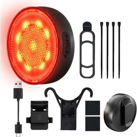 LED-Fahrradbeleuchtung – Rennradbeleuchtung mit Bremslichterkennung (1/5)